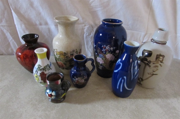 ASSORTED SMALL BUD VASES