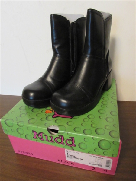 GIRLS SIZE 2 BOOTS - NEW & USED