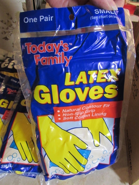 60+ PAIR OF SMALL LATEX GLOVES