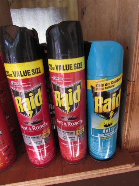 ANT, INSECT, BEE INSECTICIDES & MOTH BALLS