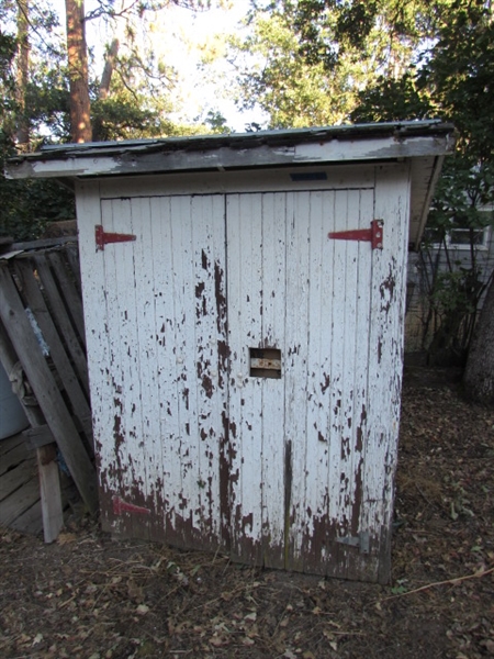 RETIRED FOREST SERVICE FIRE HOSE SHED