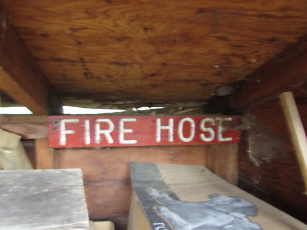 RETIRED FOREST SERVICE FIRE HOSE SHED