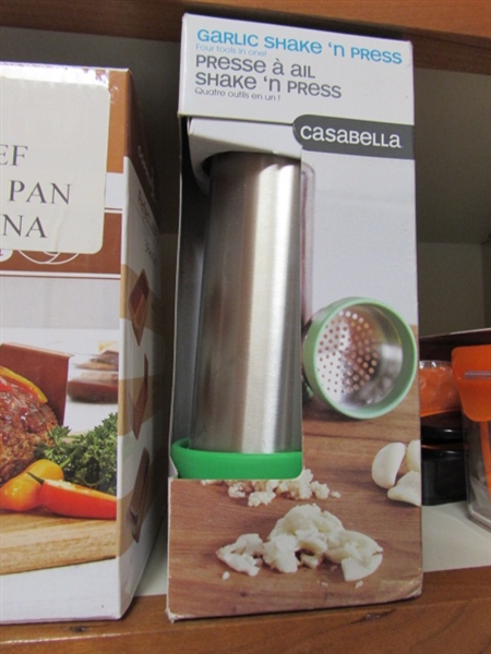 COPPER CHEF MEATLOAF PAN, PANCAKE DISPENSER & MORE