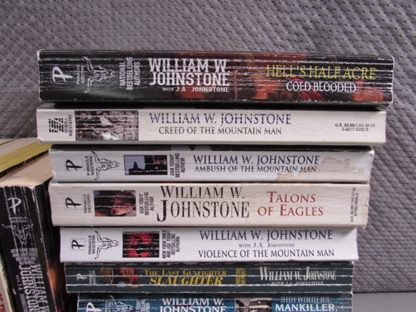 WESTERN NOVEL COLLECTION BY WILLIAM W. JOHNSTONE