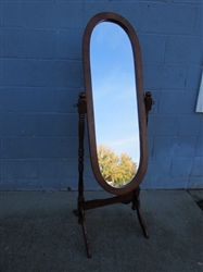 FREE STANDING OVAL MIRROR