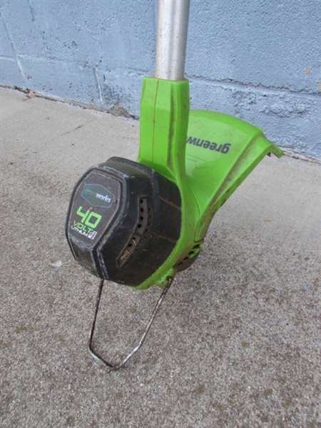 TOOL ONLY - GREENWORKS WEED TRIMMER