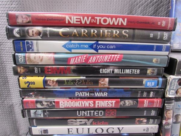 LARGE ASSORTMENT OF DVD MOVIES