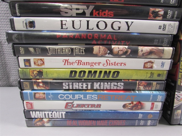 LARGE ASSORTMENT OF DVD MOVIES