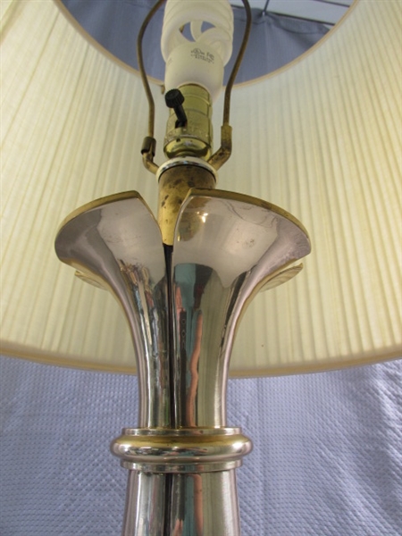 TALL BRASS TABLE LAMP