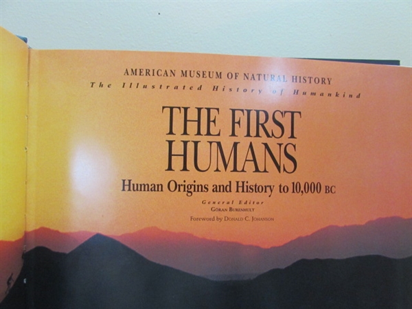 THE FIRST HUMANS & OTHER BOOKS