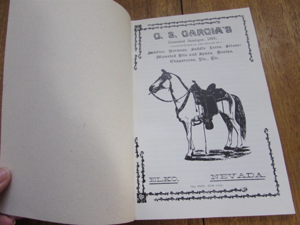 BOOKS ABOUT SADDLES & HORSES