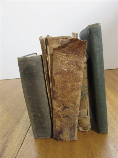 ANTIQUE BOOKS - POETRY & MORE