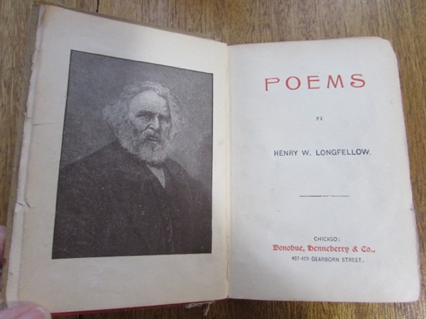 ANTIQUE BOOKS - POETRY & MORE