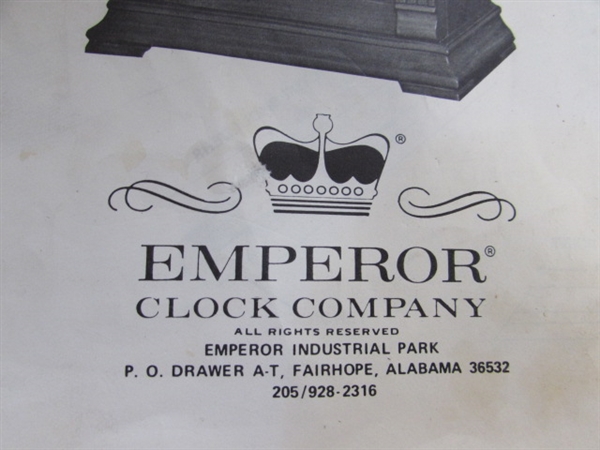 EMPEROR BRACKET CLOCK