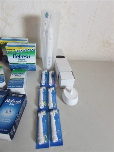 ELECTRIC TOOTHBRUSH, TOOTHPASTE AND MORE