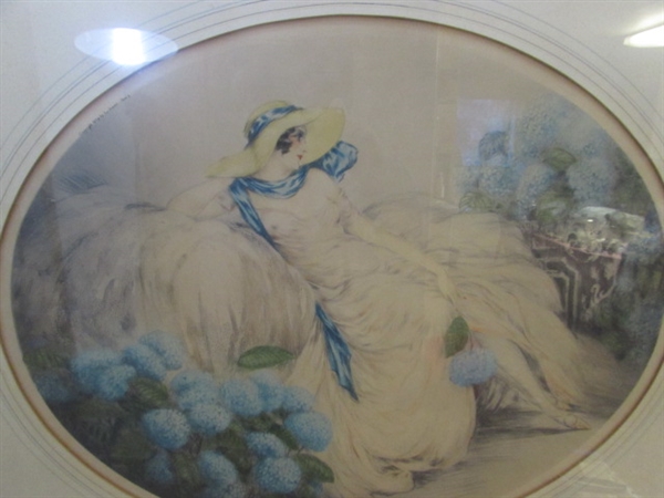 DAME ROSE SIGNED AND DATED BY LOUIS ICART