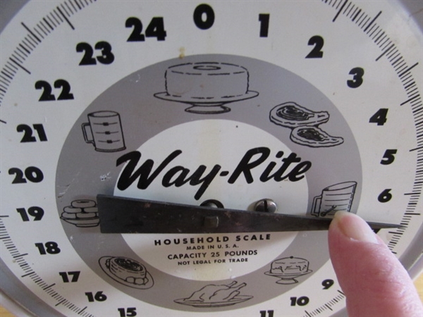 WAY-RITE KITCHEN SCALE