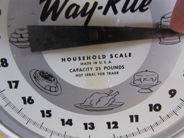 WAY-RITE KITCHEN SCALE