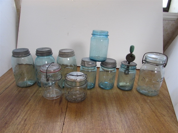 ANTIQUE CANNING JAR COLLECTION