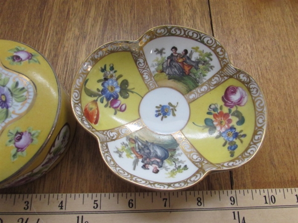 YELLOW VINTAGE CHINA COLLECTION