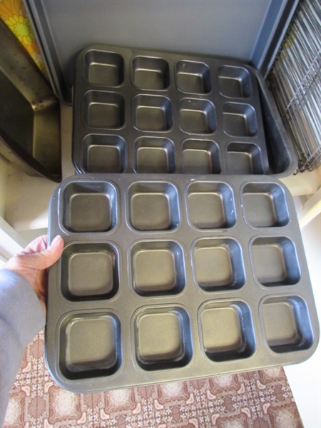 COOKIE SHEETS, MUFFIN TINS, BREAD PANS & MORE