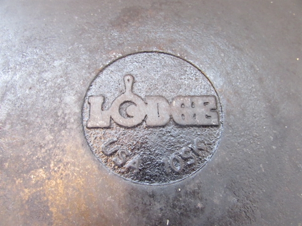 12 LODGE CAST IRON FRYING PAN