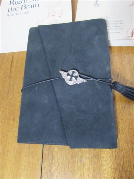 LEATHER JOURNAL, DRAWING BOOKS & MORE