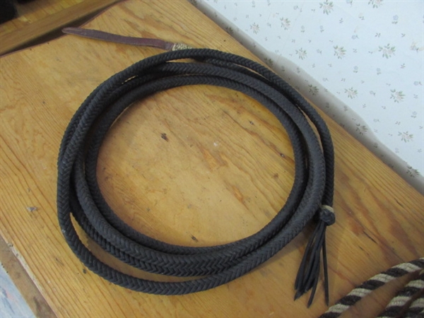 BRAIDED NYLON & BRAIDED HORSEHAIR MECATE REINS