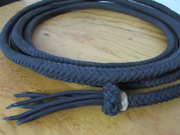 BRAIDED NYLON & BRAIDED HORSEHAIR MECATE REINS