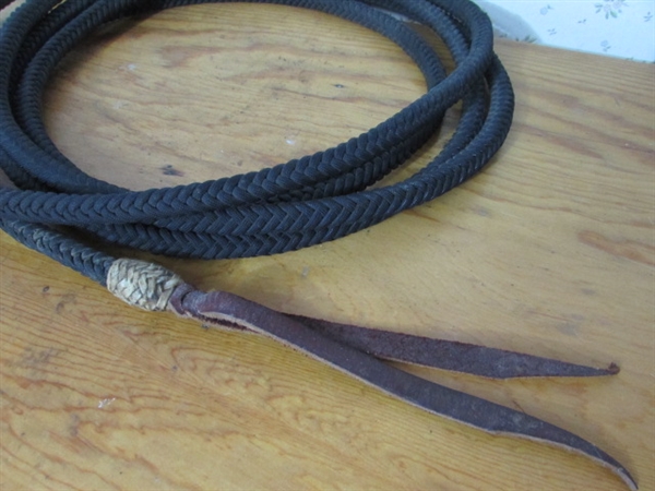 BRAIDED NYLON & BRAIDED HORSEHAIR MECATE REINS