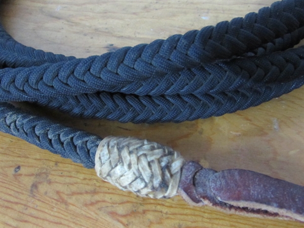 BRAIDED NYLON & BRAIDED HORSEHAIR MECATE REINS