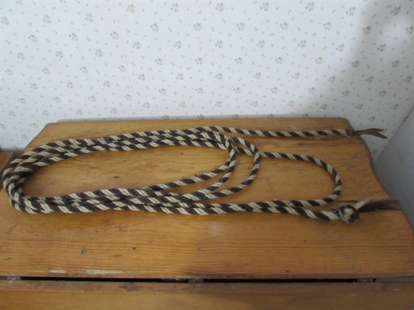 BRAIDED NYLON & BRAIDED HORSEHAIR MECATE REINS