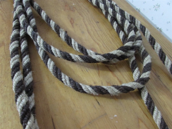 BRAIDED NYLON & BRAIDED HORSEHAIR MECATE REINS