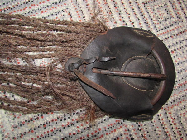 ANTIQUE 'DODSON SADDLERY' SADDLE W/STAND