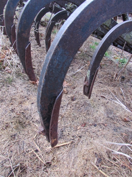 SPRING TOOTH CULTIVATOR - YARD ART