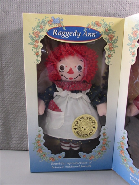 COLLECTIBLE RAGGEDY ANN & ANDY DOLLS