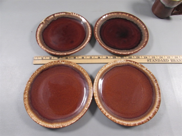 HALL, HULL & OTHER STONEWARE DISHES