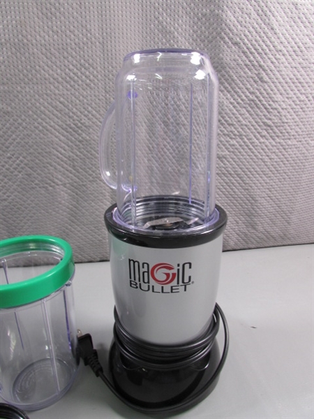 MAGIC BULLET, BLENDER & BATHROOM SCALE