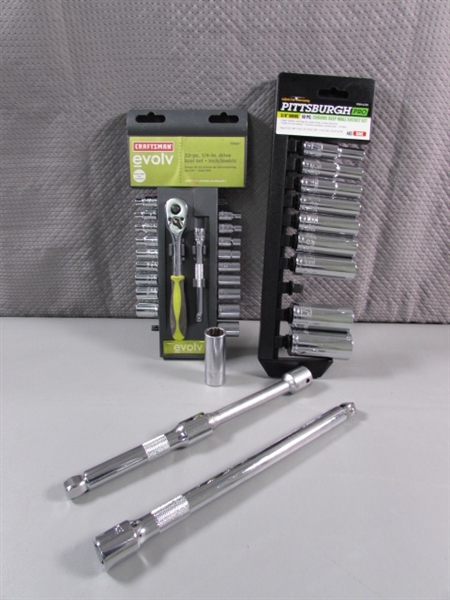 1/4 & 3/8 SOCKET SETS