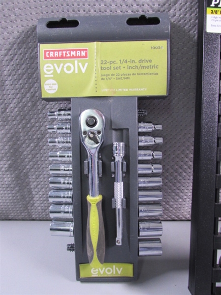 1/4 & 3/8 SOCKET SETS