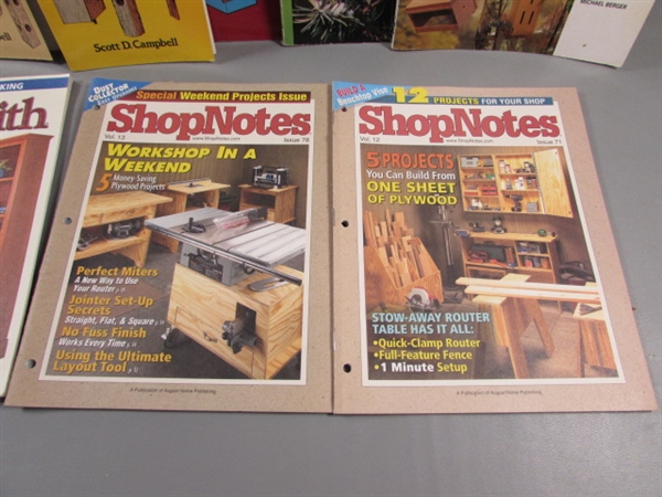 WOODWORKING BOOKS & MAGAZINES