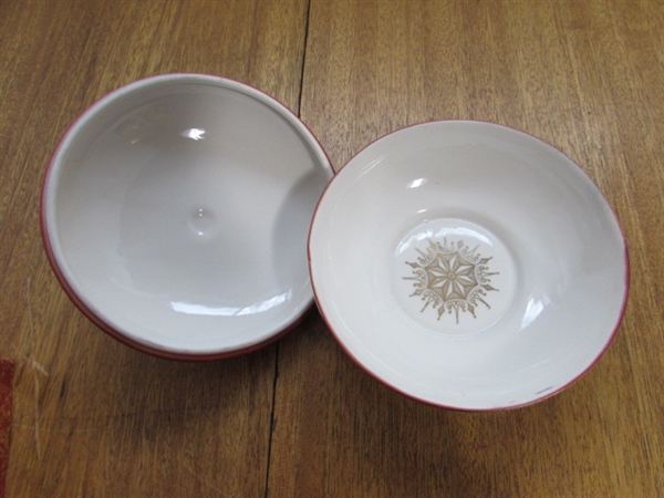 M&R HAND PAINTED PORCELAIN DISHES