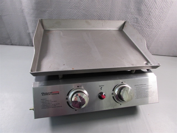 ROYAL GOURMET PORTABLE GAS GRIDDLE