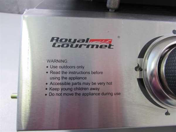 ROYAL GOURMET PORTABLE GAS GRIDDLE