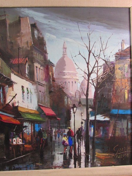 ORIGINAL 'PARIS' OIL ON CANVAS