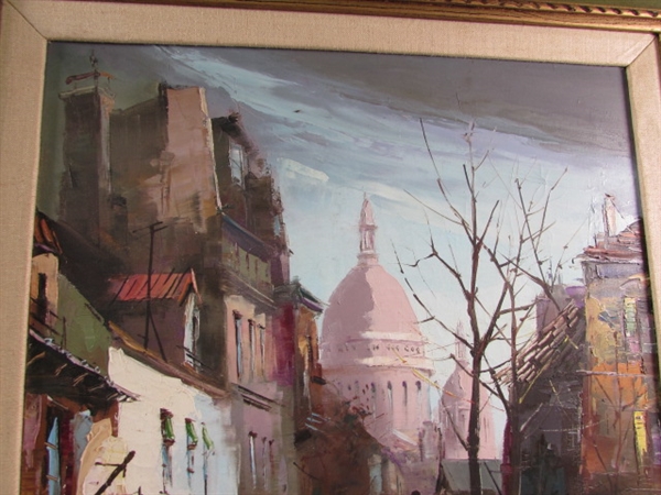 ORIGINAL 'PARIS' OIL ON CANVAS