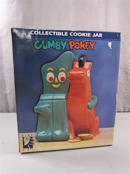 GUMBY & POKEY COOKIE JAR