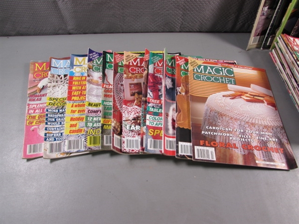 HUGE COLLECTION OF CROCHET MAGAZINES