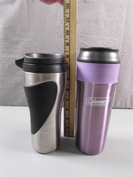 INSULATED TRAVEL MUGS, WATER BOTTLES & MORE