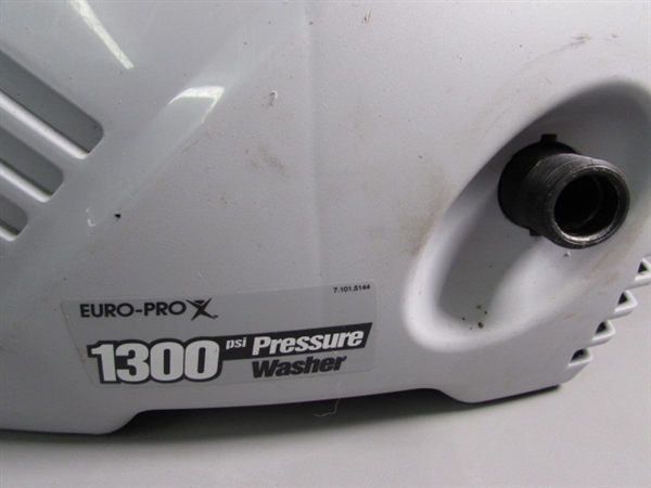 EURO-PRO X 1300 psi PRESSURE WASHER